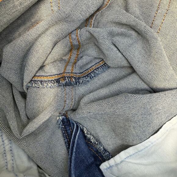 Levi's Jeans Women's 29 (size 8) Blue Wedgie Skinny Button Fly Distressed EUC - Picture 10 of 15